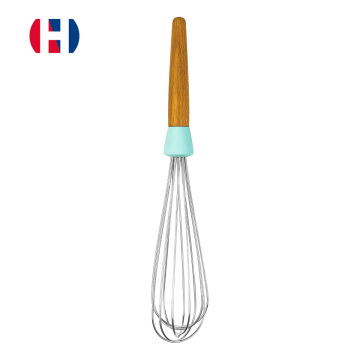 Stainless Steel Whisk with Wooden Handle